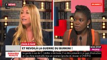 Revoir le débat tendu entre la chroniqueuse Stella Kamnga et Rose Ameziane, la présidente de Mouv Territoires sur le burkini dans « Morandini Live » sur CNews - VIDEO