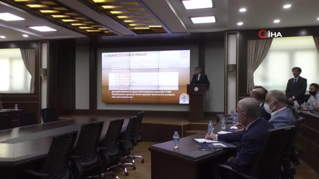 Ağrı Yeni İl Halk Kütüphanesi tanıtım toplantısı ve protokol imza töreni düzenlendi