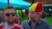 Fans react as Belgium beat Denmark 2-1