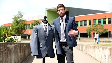 Darren Tate has set up a service providing suits and smart clothes