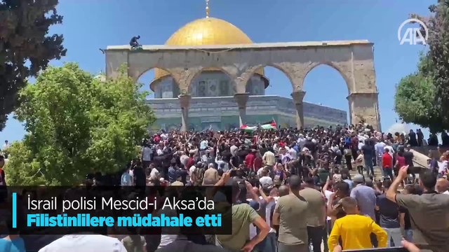 İsrail polisi Filistinlilere plastik mermiyle ateş açtı