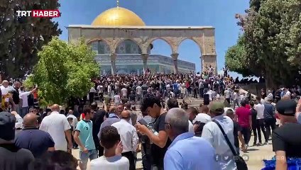 İsrail polisinden Filistinlilere müdahale