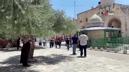 - İsrail polisinden Filistinlilere müdahale