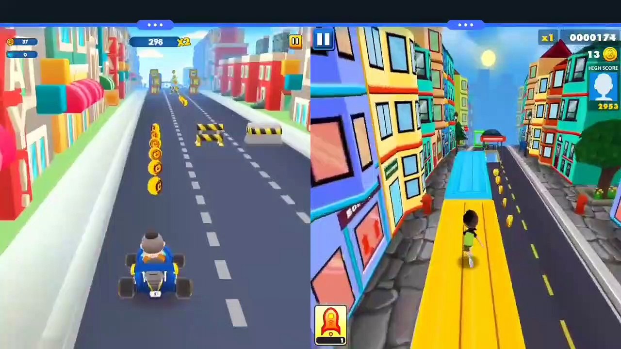 Ckn Toys Car Hero Vs Ben 10 Run Gameplay