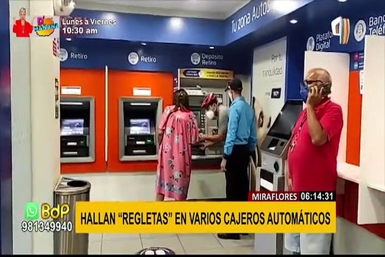 Hallan “regletas” en cajeros automáticos de agencias bancarias