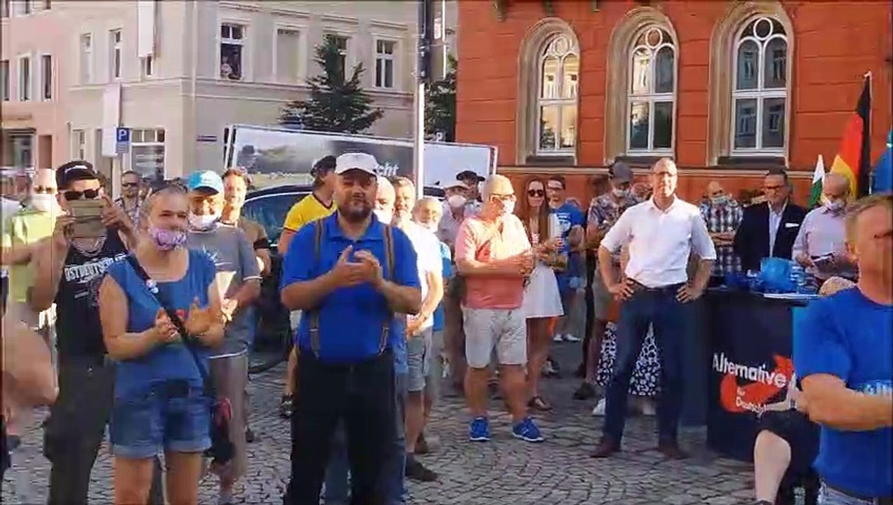 Dr. Alexander Gauland (AfD) - Kamenz, Markt, 17 06 2021 - Kundgebung 'Tag der Freiheit'