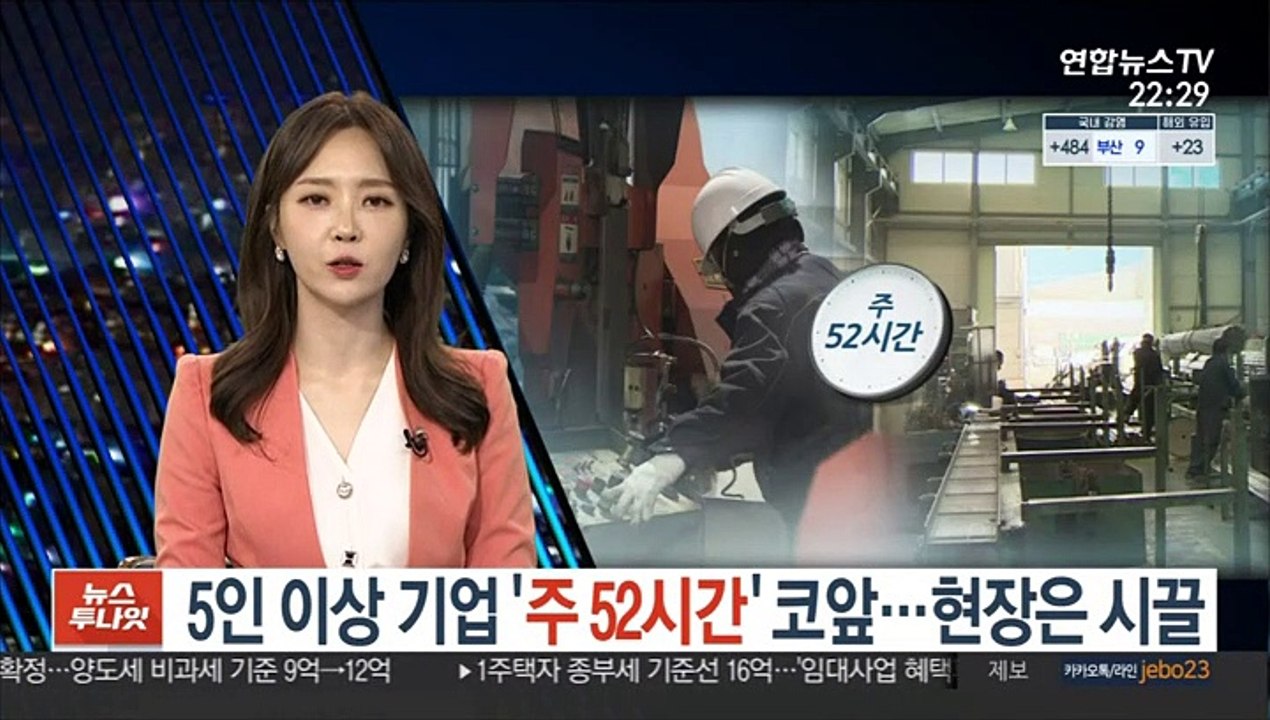 5인 이상 기업 '주 52시간' 코앞…현장은 시끌