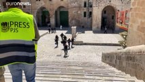 مواجهات بين الشرطة الإسرائيلية وفلسطينيين بعد إطلاق يهود قوميين شعارات مناوئة للعرب والمسلمين