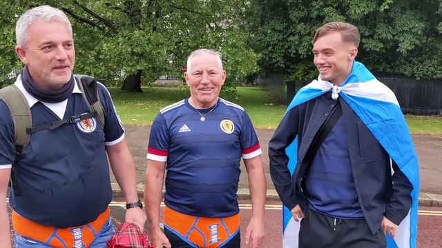 Alexander Brown meets the Tartan Army ahead of the England v Scotland match
