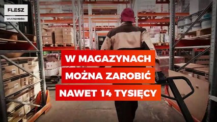 W magazynach można zarobić nawet 14 tysięcy