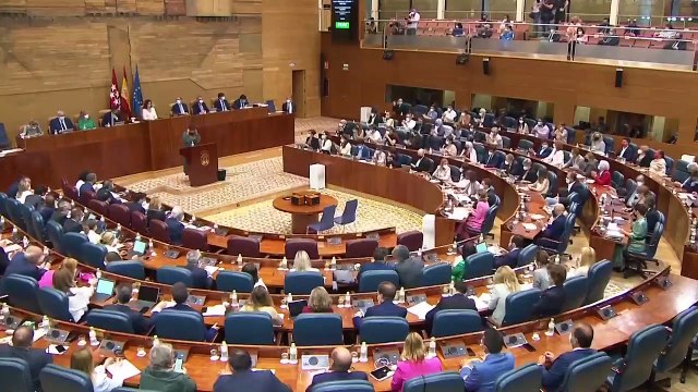 Isabel Díaz Ayuso, investida presidenta de la Comunidad de Madrid
