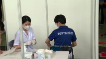 Voluntários dos Jogos de Tóquio são vacinados