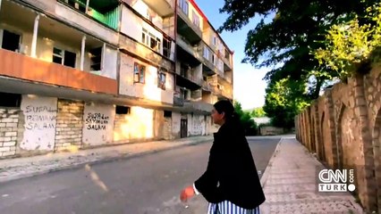 CNN TÜRK Şuşa'da son durumu görüntüledi
