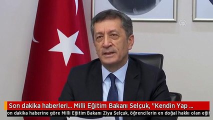 Son dakika haberleri... Milli Eğitim Bakanı Selçuk, "Kendin Yap Atölyesi Uluslararası Farkındalık Festivali"nde konuştu