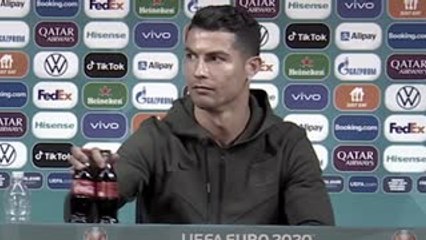 Bottled it! Ronaldo sparks Coca-Cola conundrum