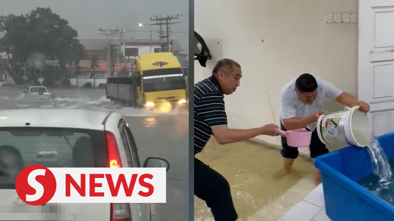 KK hit by severe flash floods on Friday (June 18) after four-hour downpour