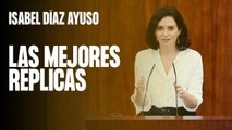 Las mejores réplicas de Ayuso a la izquierda