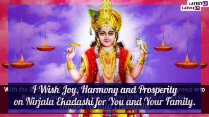 Happy Nirjala Ekadashi 2021 Greetings, Messages and Images To Wish Nirjala Gyaras on June 21