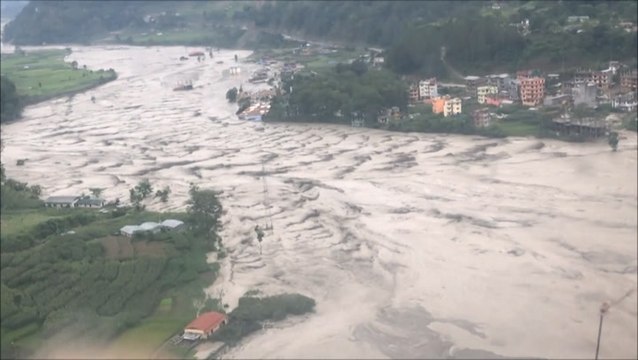Monsoon rain triggers landslide and flooding in Nepal