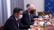 VARŞOVA - Ticaret Bakanı Muş, Polonya Ekonomik Kalkınma, Çalışma ve Teknoloji Bakanı Gowin ile görüştü