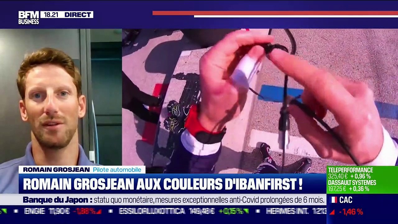 Romain Grosjean aux couleurs d'iBanFirst ! - 18/06