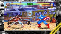 Jaspion VS Captain America Who Wins I MUGEN - Everyone vs Everything I MUGEN BATTLE #05