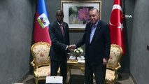 Cumhurbaşkanı Recep Tayyip Erdoğan, Haiti Cumhurbaşkanı Jovenel Moise ile görüştü.