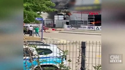 Ankara’da plastik imalat fabrikasında yangın çıktı
