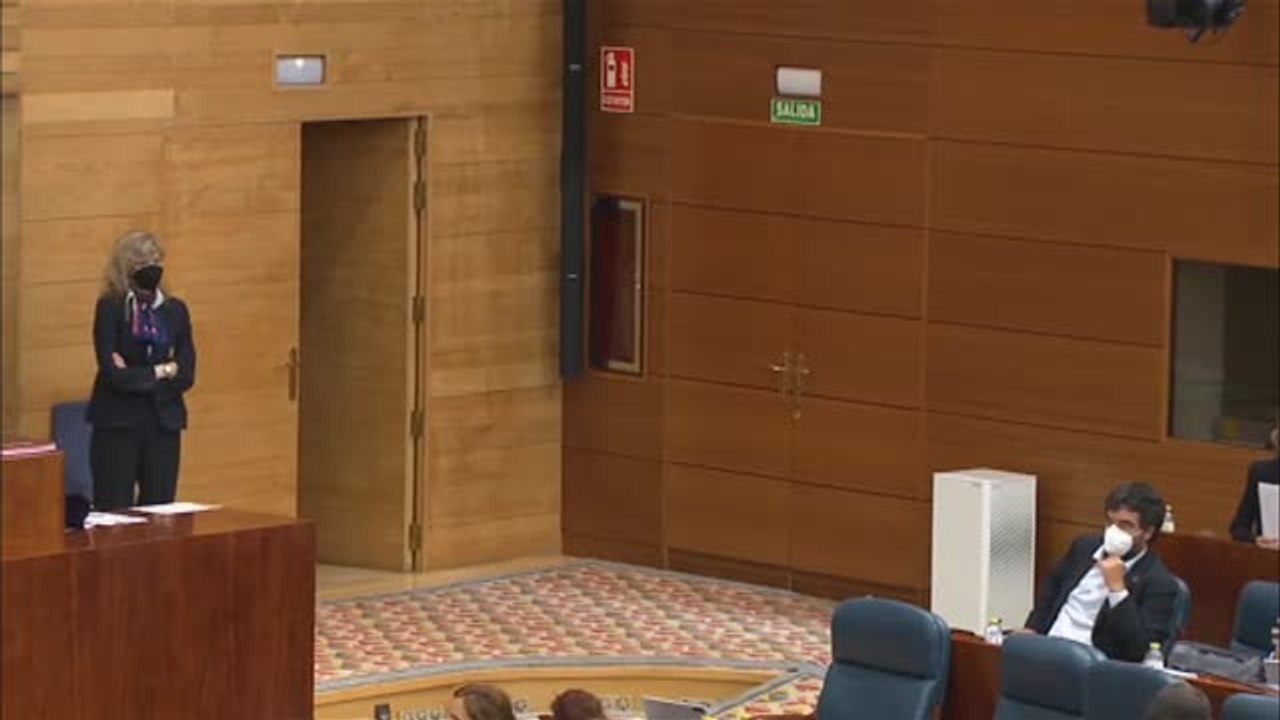 Bronco debate de investidura de Díaz Ayuso en la Asamblea de Madrid