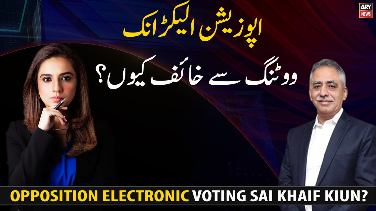 Why is the opposition afraid of electronic voting?