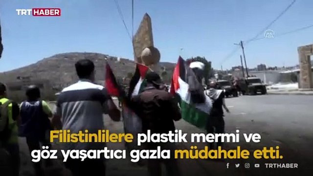 İsrail güçleri Filistinli göstericilere saldırdı: 5 yaralı