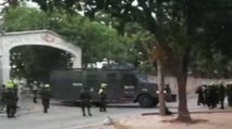 Atacan con bombas molotov escuela de Policía en Barranquilla