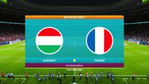 Hungary vs France || UEFA Euro 2020 - 19th June 2021 || PES 2021