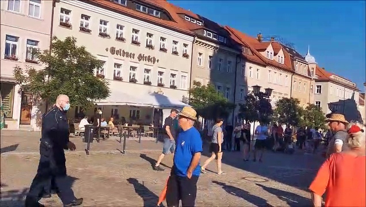 Jörg Urban (AfD Sachsen) - Kamenz, Markt, 17.06.2021 - Eröffnung Kundgebung 'Tag der Freiheit'