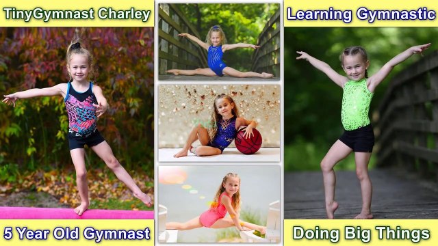 5 Year Old Gymnast Girl Charley Learning Gymnast ‍ Little Girl Gymnastic Practice