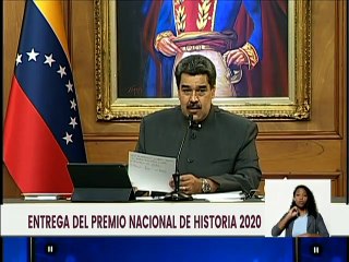 Pdte. Maduro entregó el Premio Nacional de Historia 2020 y clausura el Foro Internacional Carabobo siglo XXI "Los desafíos de la Independencia"