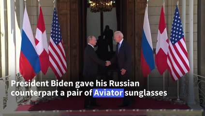 Biden gifts Putin pair of iconic American-made aviators