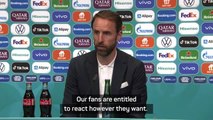 Southgate says England fans 'entitled to boo' after performance