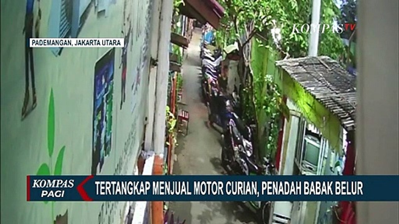 Tertangkap Jual Motor Curian, Penadah Babak Belur