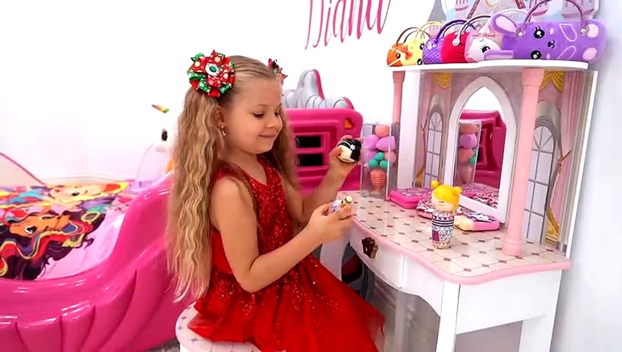 Diana and her new Princess Room