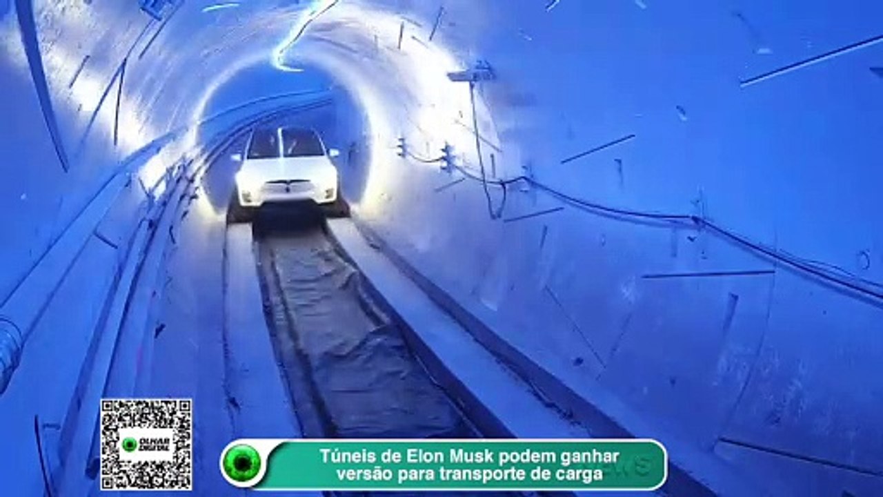 Túneis de Elon Musk podem ganhar versão para transporte de carga