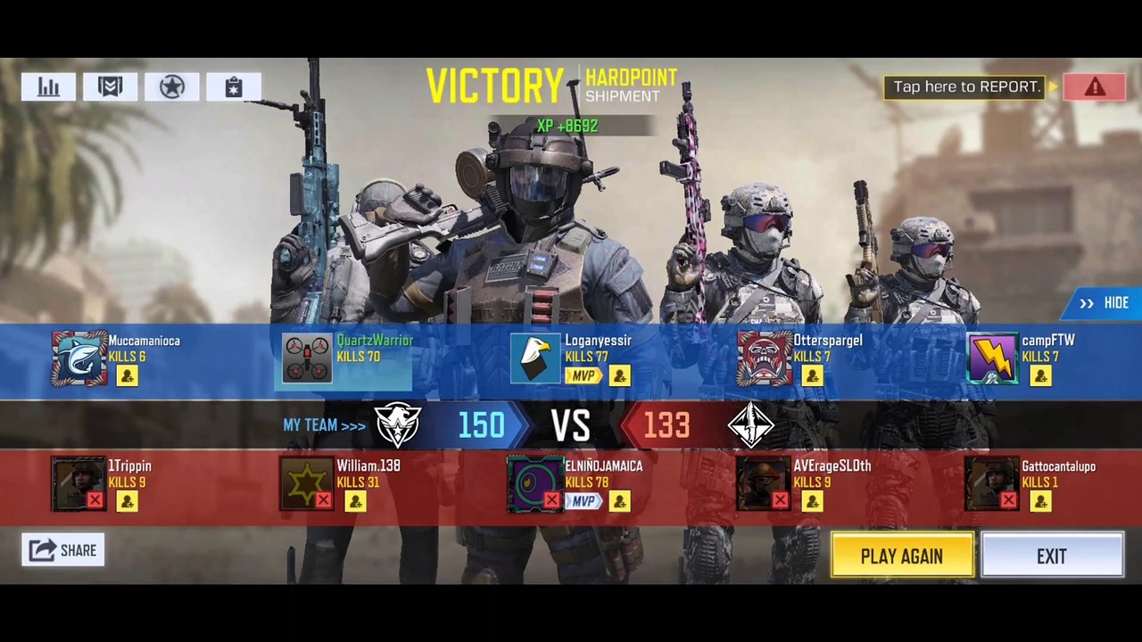 Call of Duty: Mobile, 70 kills, Hardpoint - QuartzWarrior