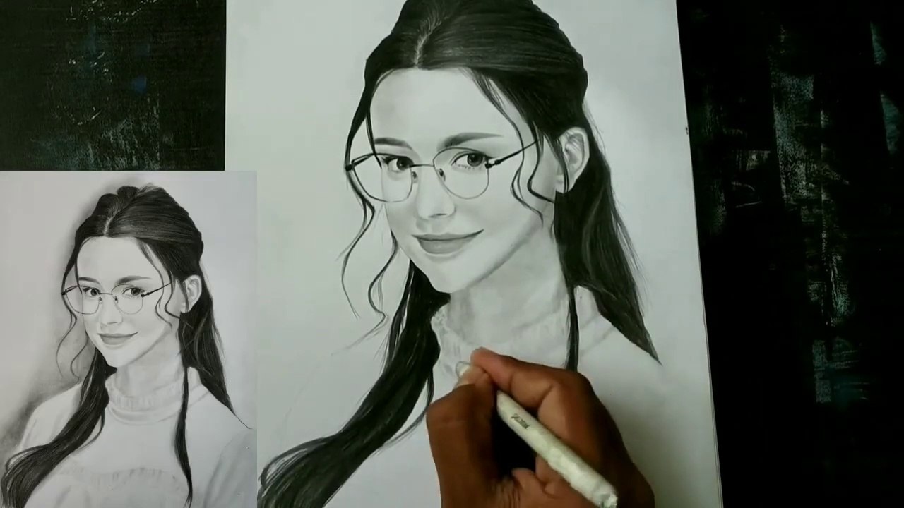 How to draw a cute girl || cute girl drawing sketch  || easy drawing for beginners ||  easy drawing