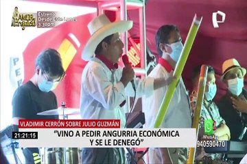 Tras declaraciones de Cerrón: Julio Guzmán afirma que nunca pidió ser parte del gobierno de Pedro Castillo