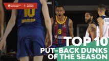 Turkish Airlines EuroLeague Top 10 Put-Back Dunks of the 2020-21 Season!