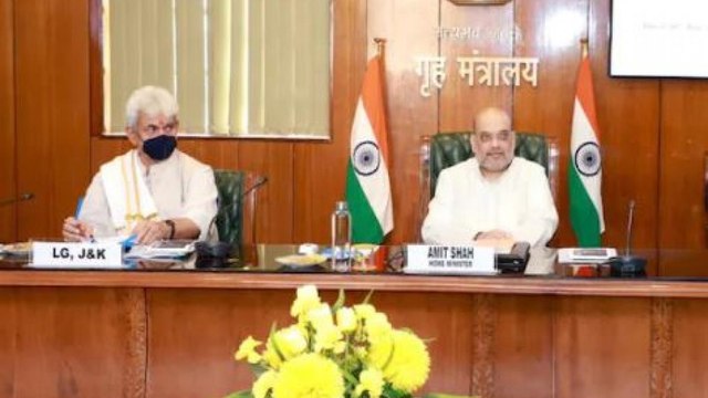 Amit Shah chairs meet on J&K development projects