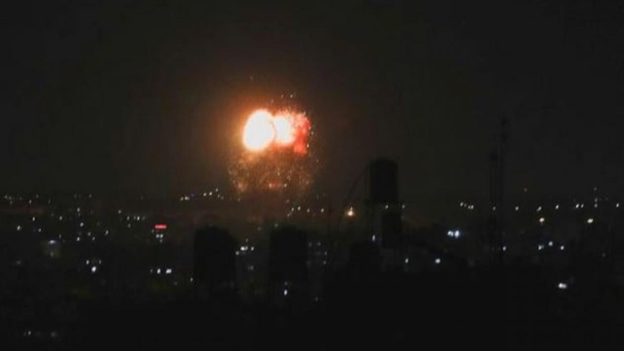 Israel strikes Gaza in response to fire balloons