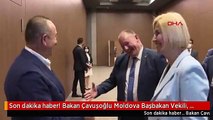 Son dakika haber! Bakan Çavuşoğlu Moldova Başbakan Vekili, Dışişleri ve Avrupa Entegrasyon Bakanı Aureliu Ciocoi ve Gagauz Özerk Yeri Başkanı İrina Vlah ile görüştü