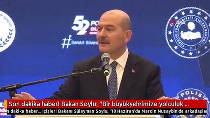 Son dakika haber! Bakan Soylu: "Bir büyükşehrimize yolculuk eden ve içinde 3 kişinin bulunduğu araçta 1.6 kilogramlık patlayıcı ele geçirildi"