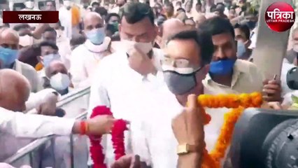 लखनऊ पहुंचे जितिन प्रसाद